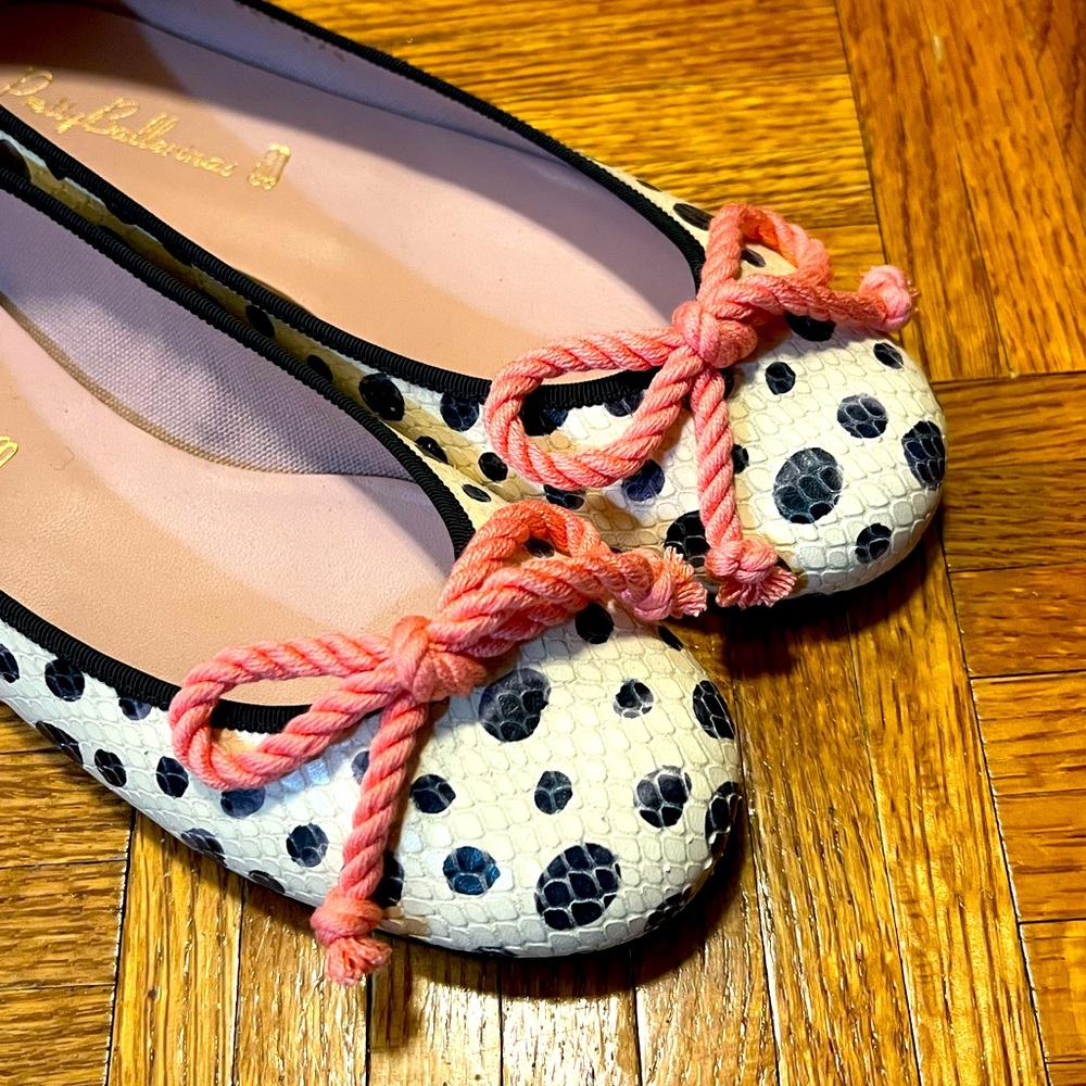 🎀 Pretty Ballerinas Polka Dot Flats – Size 37.5 (US 7–7.5)